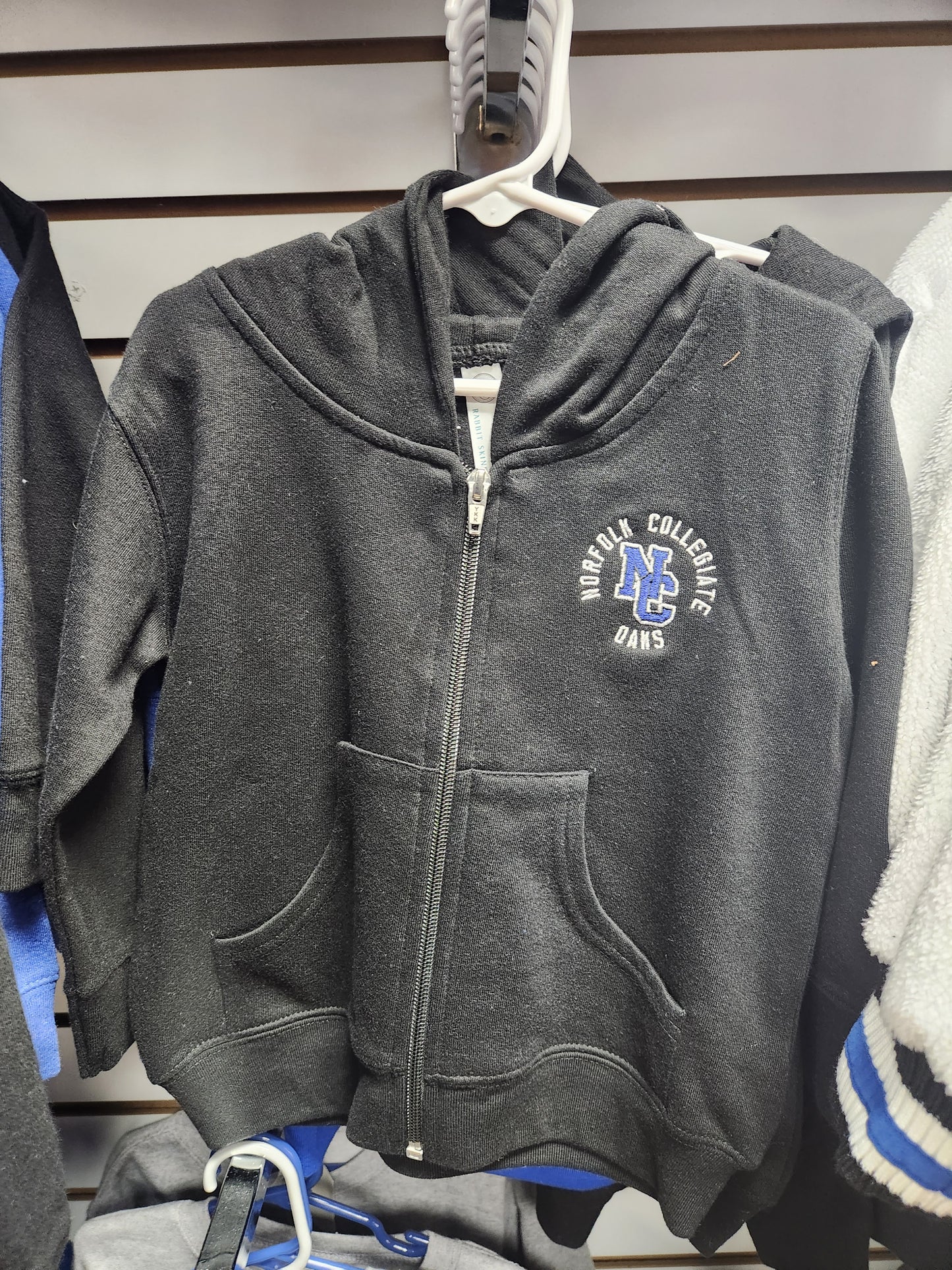 Toddler Sweatshirt - Full zip Hooded Left Chest Design