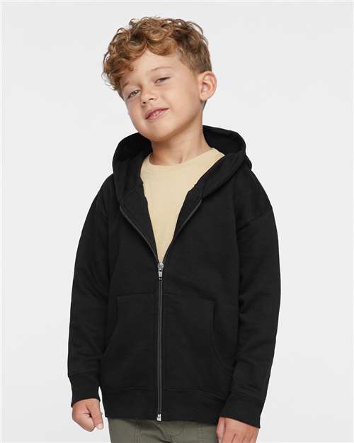 Toddler Sweatshirt - Full zip Hooded Left Chest Design