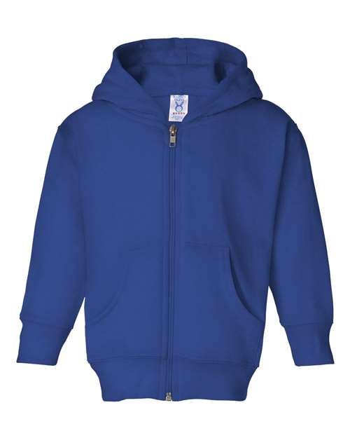 Toddler Sweatshirt - Full zip Hooded Left Chest Design