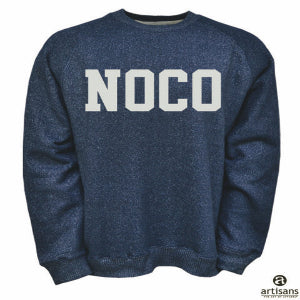 Sweat Crewneck Raglan with Applique (2 color options)