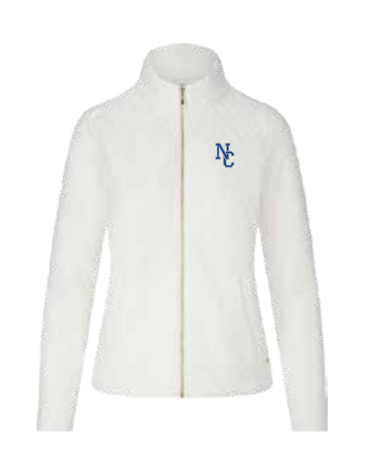 Ladies - Kingsley Quilted Cotton Fullzip Fleece