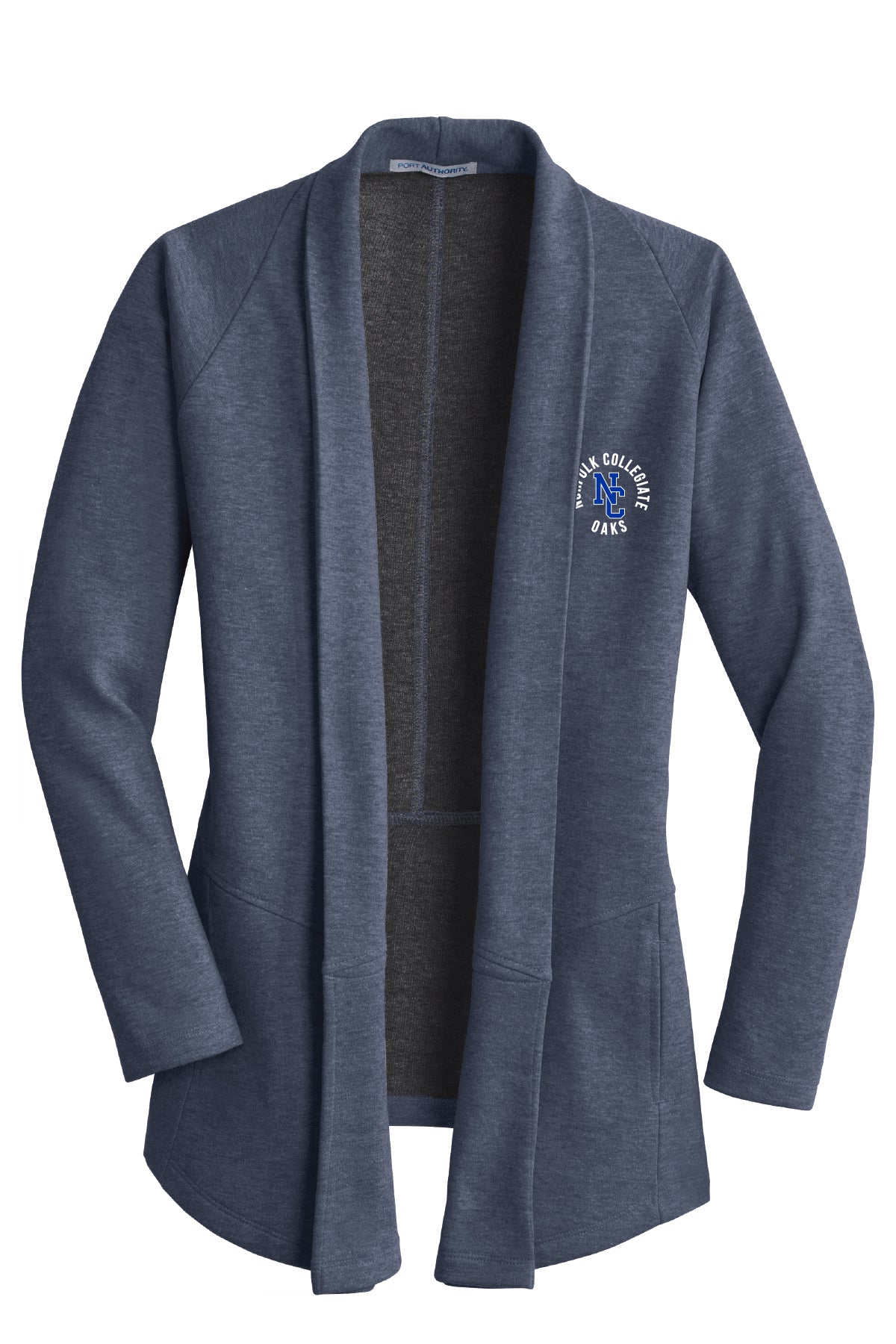 Ladies Interlock Cardigan - NC Logo