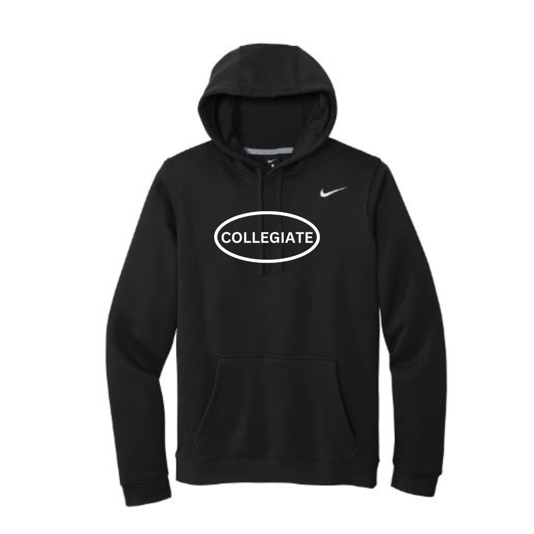 Youth Sweatshirt - Nike Hood Club Pullover Oval Logo