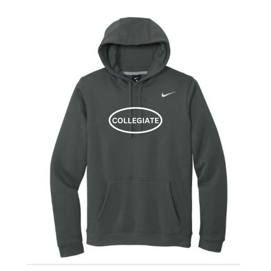 Youth Sweatshirt - Nike Hood Club Pullover Oval Logo