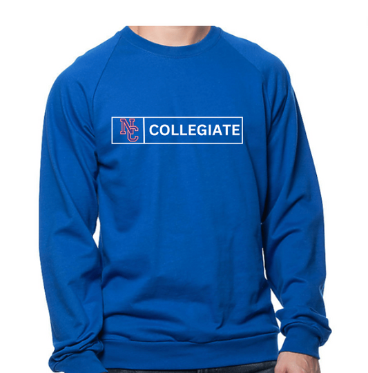 Sweatshirt - Crewneck Sleeve NC Collegiate Box Logo