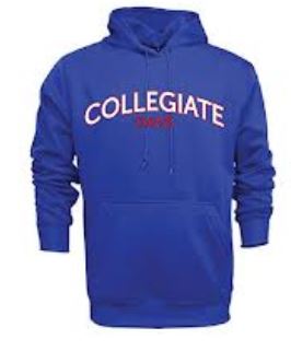 SALE - Youth Sweatshirt - Hooded Performance Collegiate Oaks - Royal