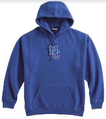 Youth Sweatshirt - Hooded 10oz Heavy with Lockup Logo - Royal Blue