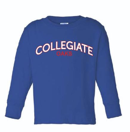 Toddler TShirt - L/S Collegiate Oaks