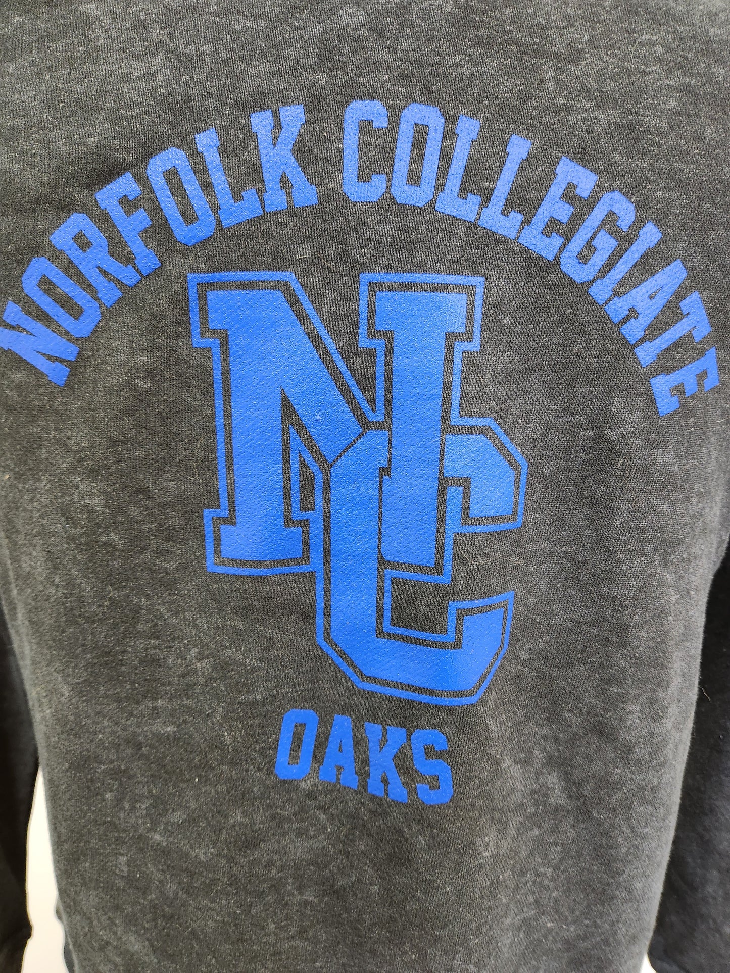 Sweatshirt - Crewneck with Norfolk Collegiate Oaks Interlock NC