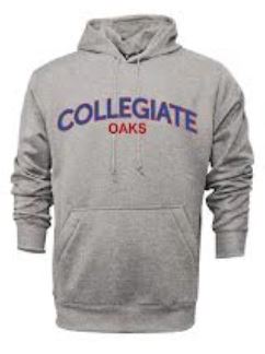 SALE - Sweatshirt - Hooded Performance Collegiate Oaks - Heather Grey